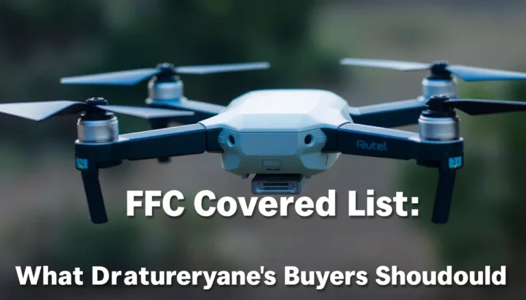 AUTEL ROBOTICS FIGHTS FCC COVERED LIST: WHAT DRONE BUYERS SHOULD KNOW